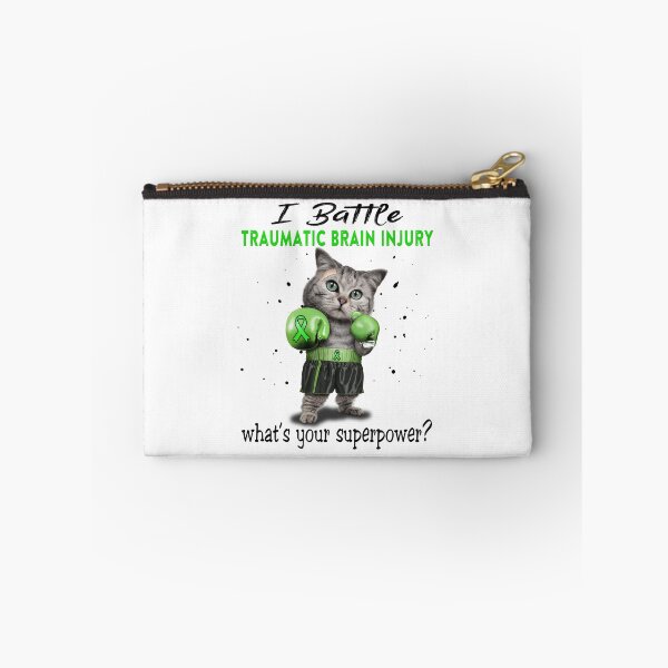Item preview, Traumatic Brain Injury Warrior - I Battle Traumatic Brain Injury What Is Your Superpower? designed and sold by Jennpak.