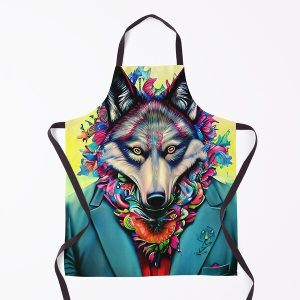 Item preview, Cool Pop Art Wolf designed and sold by ZiolaRosa.