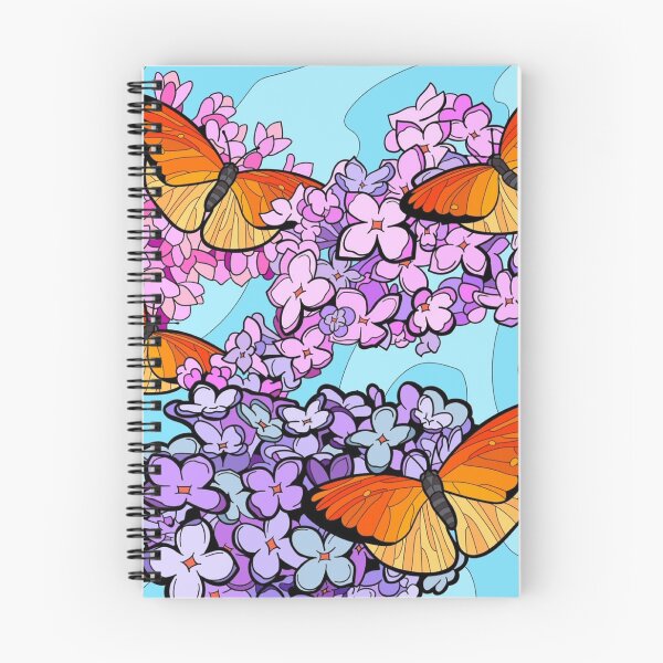 Item preview, Colorful butterflies and flowers  designed and sold by boojun.