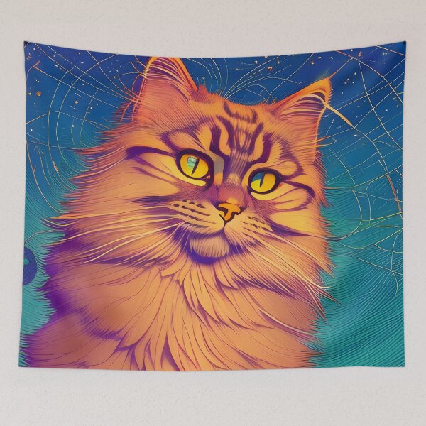 Item preview, Siberian Cat - Modern digital art designed and sold by Ai-michiart.