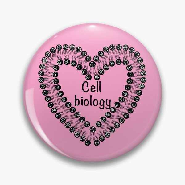 Item preview, Cell biology, pink background designed and sold by Osher-BioArt.