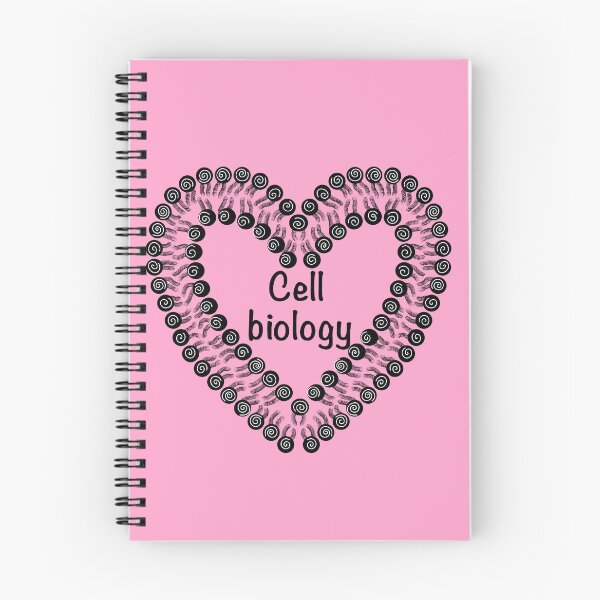 Item preview, Cell biology, pink background designed and sold by Osher-BioArt.
