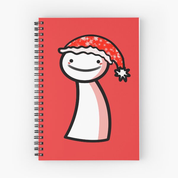 Item preview, Dream blob with Santa's hat designed and sold by Vixydraws.