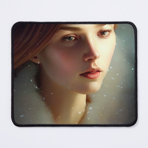 Item preview, Christmas Woman in the Snow designed and sold by AiArtistD.
