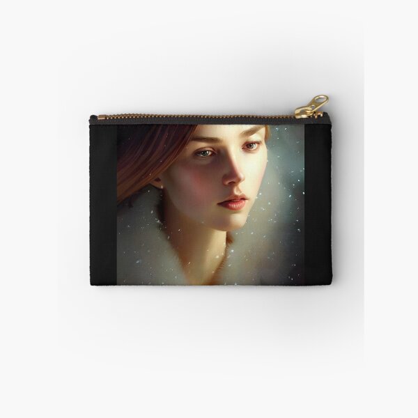 Item preview, Christmas Woman in the Snow designed and sold by AiArtistD.