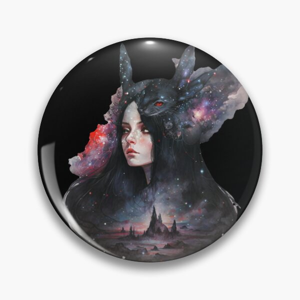 Item preview, Fantasy Space Druid Rabbit Girl Paint Splash designed and sold by hourglassAI.