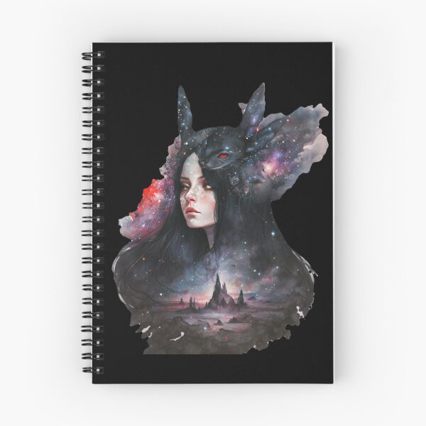 Item preview, Fantasy Space Druid Rabbit Girl Paint Splash designed and sold by hourglassAI.