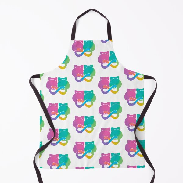 Item preview, Neurodiversity Pride - Neurodiversity Ally Infinity Cats - WHITE designed and sold by NDPride.