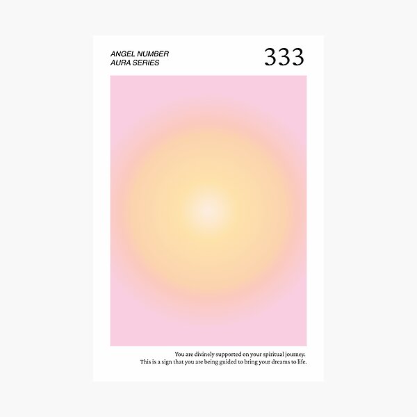 Aesthetic Posters Blue Gradient Aura Prints Spiritual Aura Painting Energy  Canvas Wall Art Colorful Aura Poster Blue and Pink Artwork Angel Number