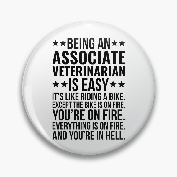 Item preview, Being An Associate Veterinarian Is Easy designed and sold by kamrankhan.