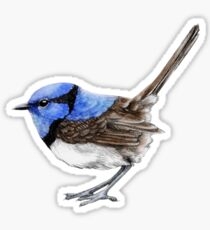 Little Wren in Natural Sticker