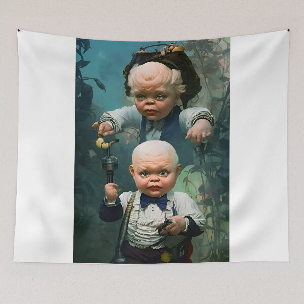 Item preview, Very Careful Exploration of the Man Babies designed and sold by weirdbear.