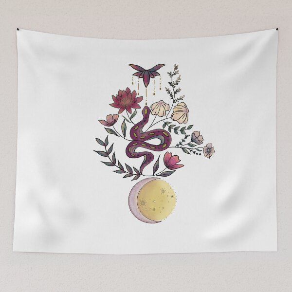 Item preview, Floral Snake  designed and sold by Old Urban Farmhouse Design Studio.