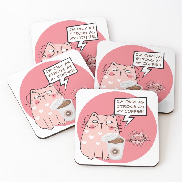 Item preview, I'm Only As Strong As My Coffee! Coffee Lover Gift designed and sold by SSustainable.