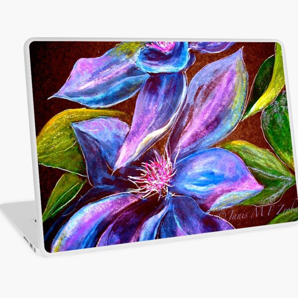 Flowers...Clematis Laptop Skin