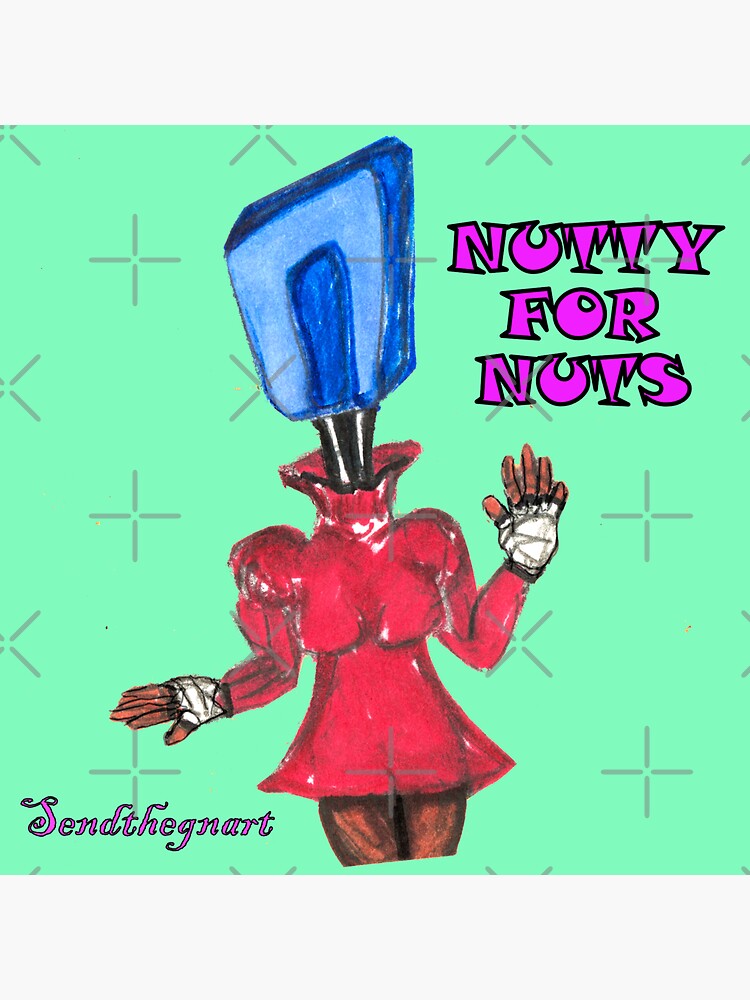 "Nutty for Nuts Trad Climbing " Sticker for Sale by sendthegnart