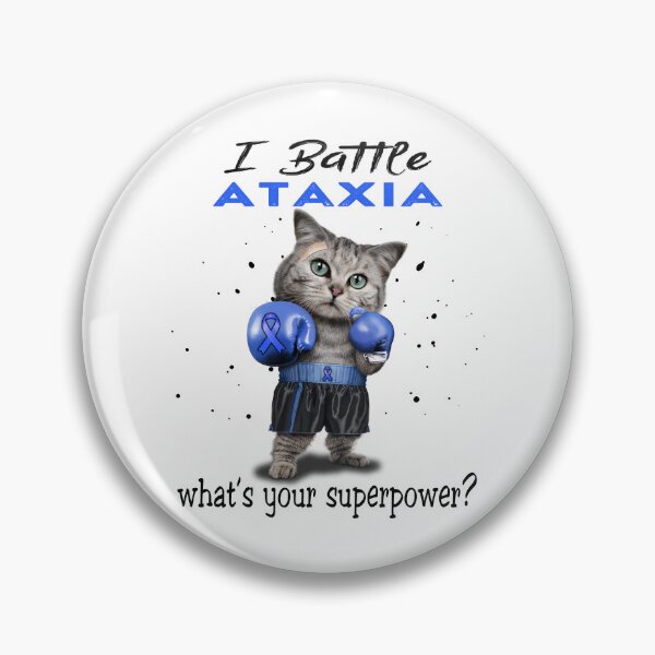 Item preview, Ataxia Warrior - I Battle Ataxia What Is Your Superpower? designed and sold by Jennpak.