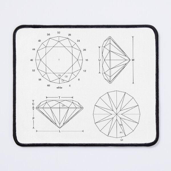 Item preview, Brilliant Facet Diagram designed and sold by Cbusch.