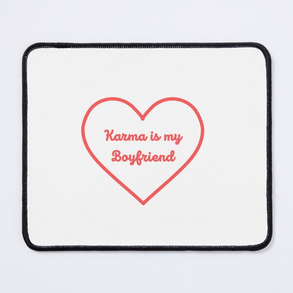 Item preview, Karma is my boyfriend heart logo designed and sold by BookClub1989.