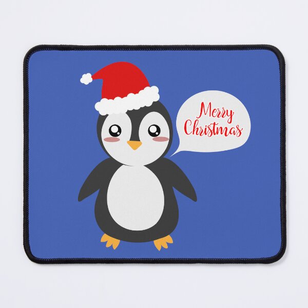 Item preview, cute penguin with christmas hat designed and sold by yessebel.