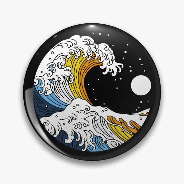Item preview, Great Wave of Kanagawa Aroace Pride Aro Ace Flag designed and sold by Queer Pride Shop.