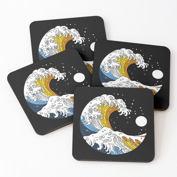 Item preview, Great Wave of Kanagawa Aroace Pride Aro Ace Flag designed and sold by Queer Pride Shop.