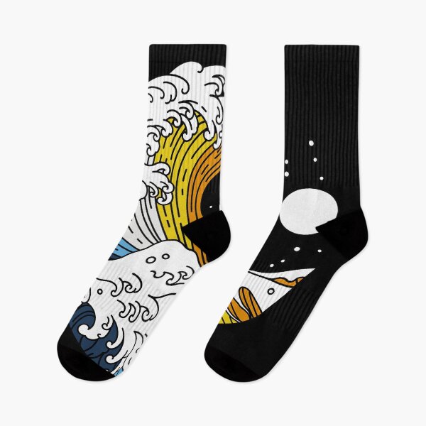 Item preview, Great Wave of Kanagawa Aroace Pride Aro Ace Flag designed and sold by Queer Pride Shop.