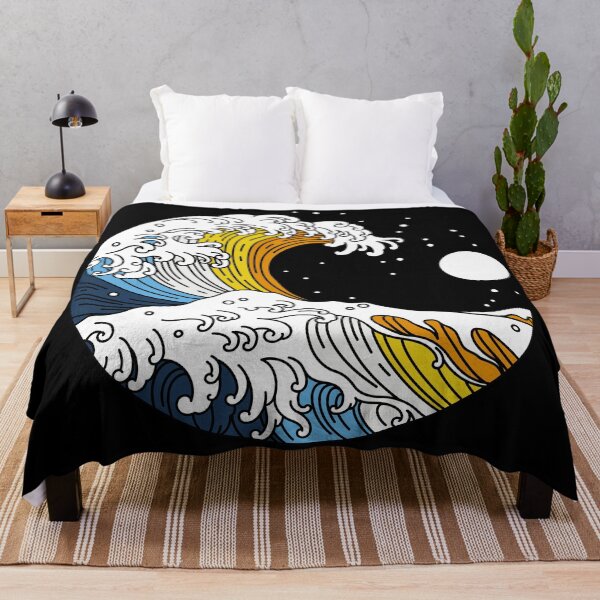 Item preview, Great Wave of Kanagawa Aroace Pride Aro Ace Flag designed and sold by Queer Pride Shop.
