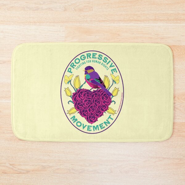 Aperçu de l'œuvre PMD00105 Progressive Movement Designs couleurs de vin oiseau sur cœur de roses pour progressistes créée et vendue par ProgressiveLeft.