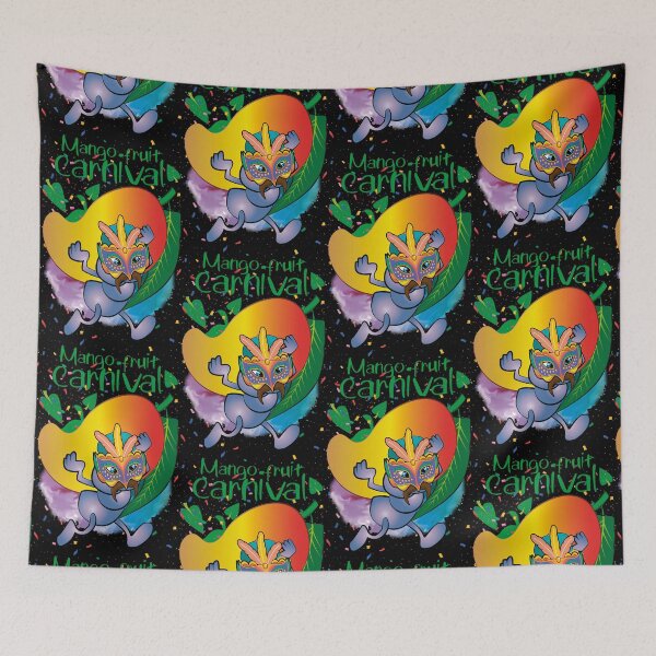 Item preview, Mango fruit carnival with worker ant designed and sold by WorkerAnts.