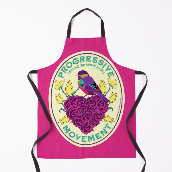 Artikelvorschau, PMD00106 Progressive Movement Designs Rosenfarben Vogel auf Rosenherz für Progressive entworfen und verkauft von ProgressiveLeft.