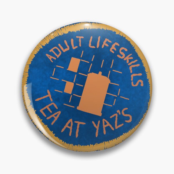 Item preview, Adult Life Skills Tea at Yaz's Badge designed and sold by samanthagarrett.