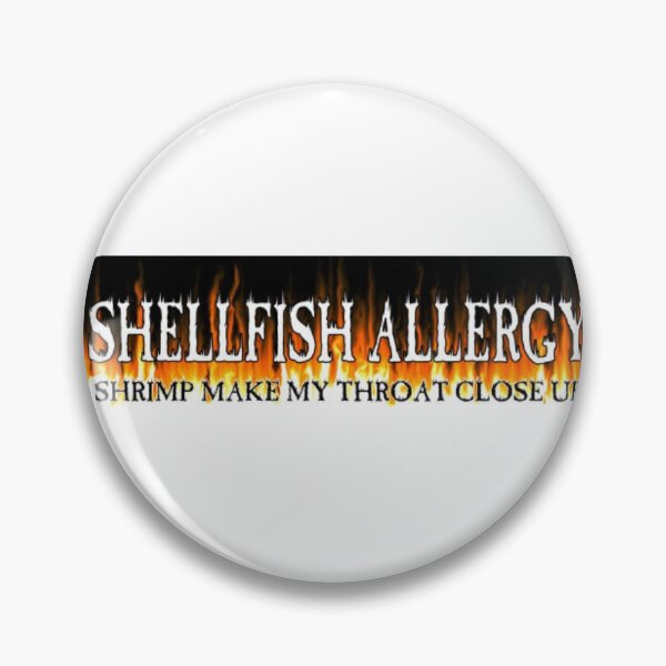 Item preview, shellfish allergy bumper sticker designed and sold by kendarue.