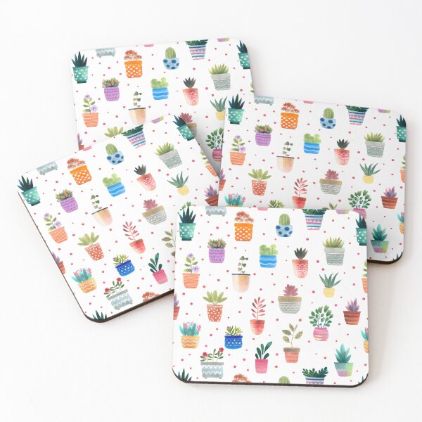 Item preview, Spain - Colorful plant pots designed and sold by TheMirwoForest.