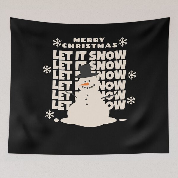 Item preview, Let It Snow Snowman designed and sold by OverbeeDesigns.