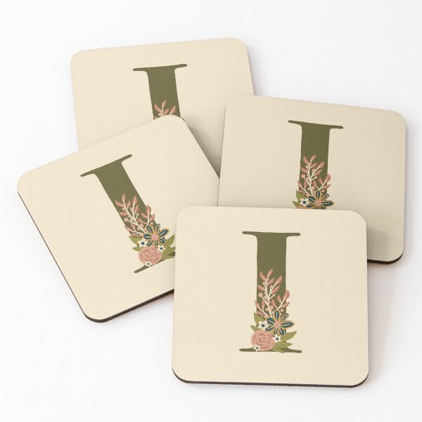 Item preview, Floral Monogram I designed and sold by NewBranchStudio.