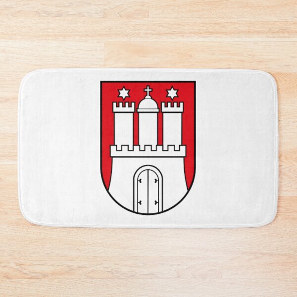 Item preview, Coat of arms of Hamburg designed and sold by HeraldryCabinet.