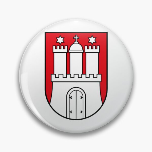 Item preview, Coat of arms of Hamburg designed and sold by HeraldryCabinet.