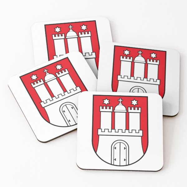 Item preview, Coat of arms of Hamburg designed and sold by HeraldryCabinet.