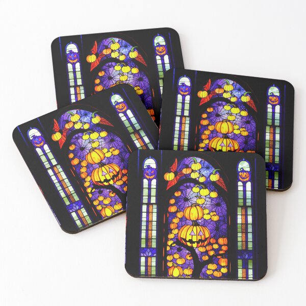 Item preview, Pumpkin Kingdom Stained Glass Windows designed and sold by VampyreZen.