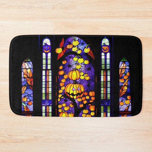 Item preview, Pumpkin Kingdom Stained Glass Windows designed and sold by VampyreZen.