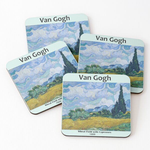 Item preview, Van Gogh - Art Wheat Field with Cypresses designed and sold by AOCollections.