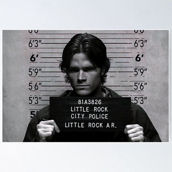 Item preview, Supernatural - Sam Winchester Mugshot designed and sold by TVShirtShopNYC.