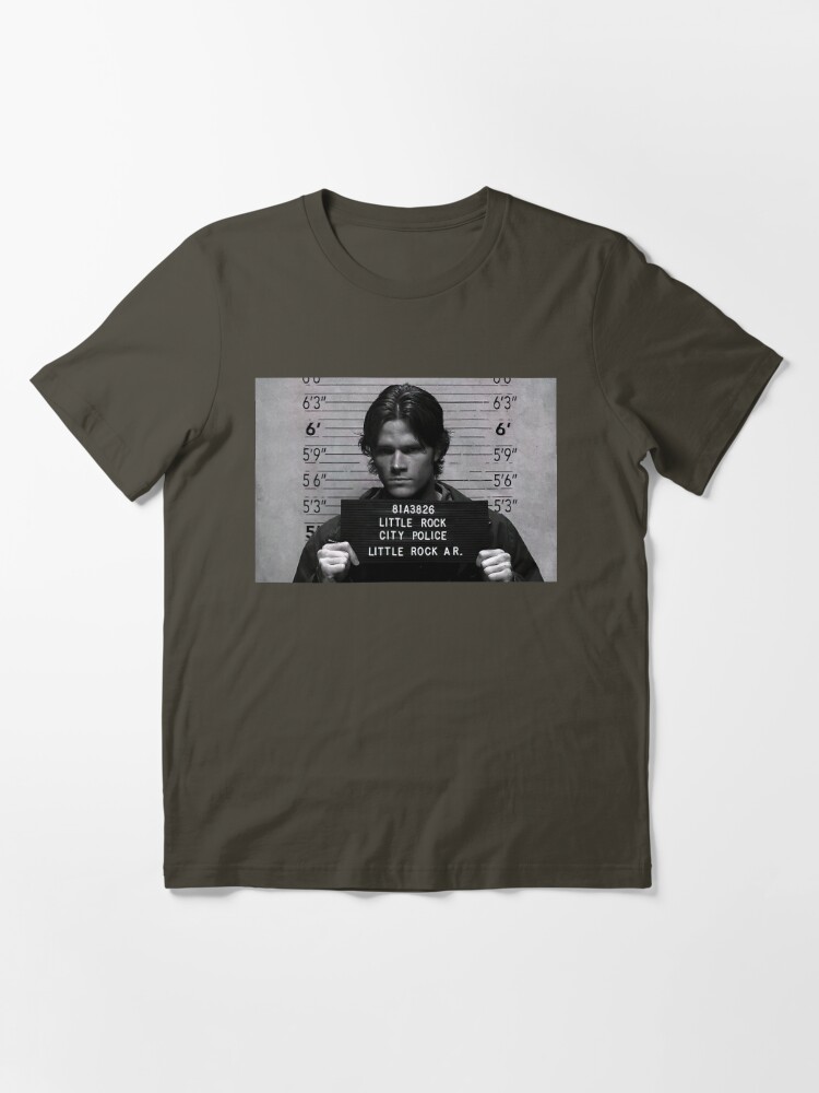 Supernatural T-Shirts - Supernatural Dean Winchester Mugshot