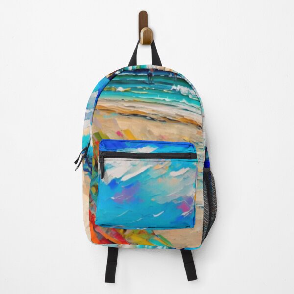 Item preview, Seaside Beach Scene Painting – Beach Stroll designed and sold by BeaconMarketing.