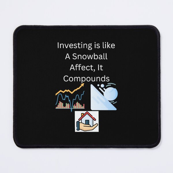 Item preview, Investing is like A Snowball Affect , It Compounds designed and sold by UpcomingTech.
