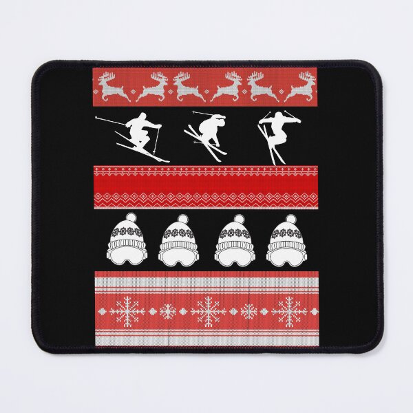 Item preview, Ugly christmas sweater Ski freestyle Cozy winter funny designed and sold by Artstastic.