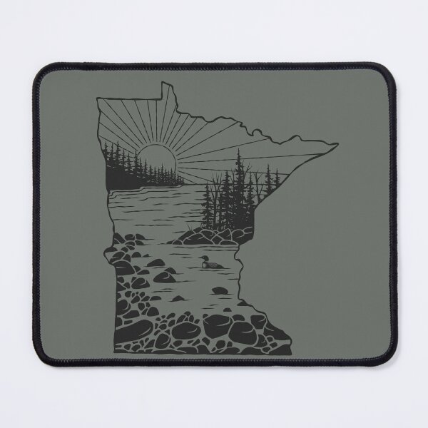 Item preview, Minnesota Outdoors (Green) designed and sold by Sarah Lumley.