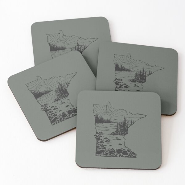 Item preview, Minnesota Outdoors (Green) designed and sold by Sarah Lumley.