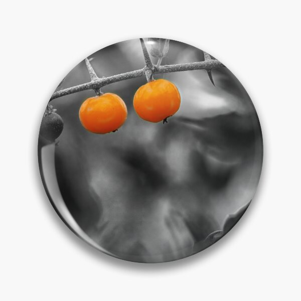 Item preview, Orange hackberries in black and white designed and sold by noblephoto.